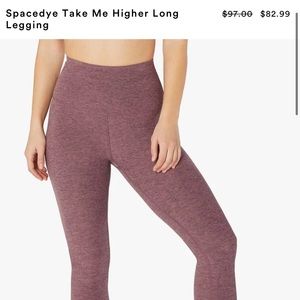 Blush colored beyond yoga leggings